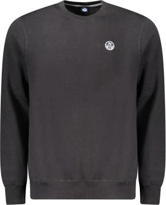 North Sails Zwarte Katoenen Heren Trui - Heren - Sweatshirts - Zwart - M - Katoen - Hoodies & sweatvesten