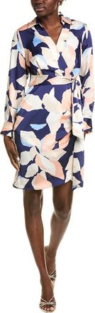 Tahari by ASL Faux Wrap Mini Dress