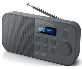 Muse Despertador Digital Negro - M109db Muse