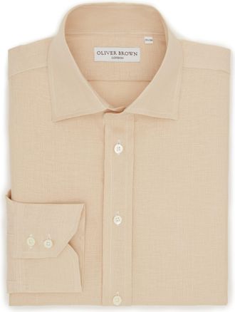 Oliver Brown Linen Shirt - Sand