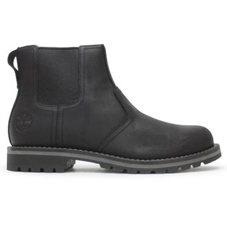 Timberland Larchmont Leather Mens Chelsea Boots - Jet Black - Size:UK 10.5