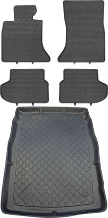 OEM Juego De Alfombrillas De Goma Para Coche Y Alfombrilla Para Maletero Para Bmw Serie 5 F10 Sed&aacute;n (2013-01.2017)