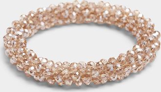Simons Womens Faceted bead elastic