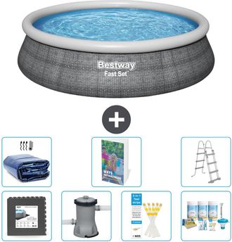 Bestway Piscina Bestway Fast Set Redonda - 457x107 Cm - 8-piezas S407