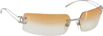 Chanel Pre-owned Accessories, female, Multicolor, Size: ONE SIZE Pre-owned Metal Sunglasses