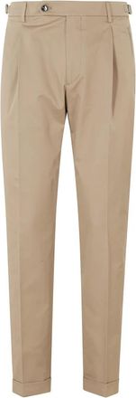 Berwich Retro Lange Broek - Heren - Nette broeken - Beige - XL - Katoen - Broeken
