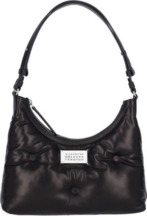Maison Margiela Quilted Black Lamb Leather Shoulder Bag