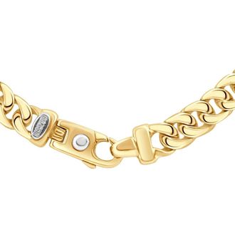 Pompeii3 Mens Cuban 14k Gold (103gram) or Platinum (193gram) 8mm Link Chain Necklace 24
