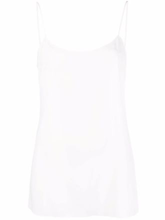 Alberta Ferretti Hemd met spagettibandjes - Wit