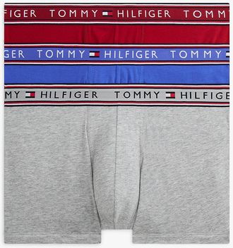 Tommy Hilfiger Mens Cotton Stretch Trunk 3-Pack - Multi - XL