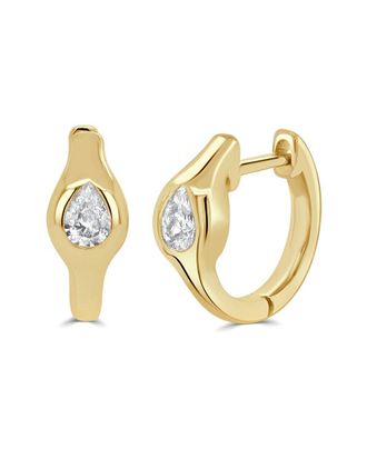 Sabrina Designs 14K 0.26 Ct. Tw. Diamond Huggie Earrings