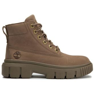 Timberland Womens Greyfield Boots - Brown Leather - Size UK 5