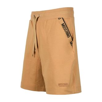 Moschino Casual Shorts, male, Brown, XL, Bermuda Sweat Shorts in Cotton Blend