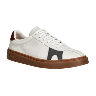 Camper Schoenen, Heren, Zwart, 46 EU, Leer, Twins Sneaker