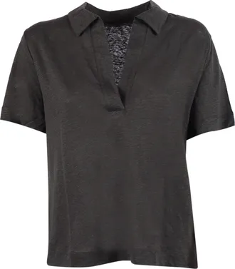 Majestic Filatures Elephant Relaxed Textured Polo Shirt