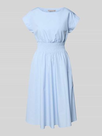 Christian Berg Knielanges Kleid mit Rundhalsausschnitt in Hellblau, Gr&ouml;&szlig;e 34