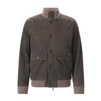 Gimos Giacche in pelle - - Jackets - Uomo - Grigio - M