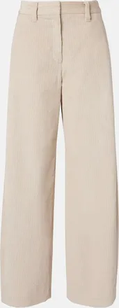 Brunello Cucinelli Cotton corduroy wide-leg pants