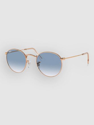 Ray-Ban Round Metal Rosegold Sonnenbrille pink