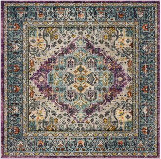 Safavieh Alfombra Morado/Azul 201 X 201 cm