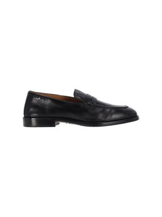 Alexander Hotto Black Leather Loafers