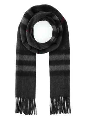 Burberry Grey Signature Print Scarf