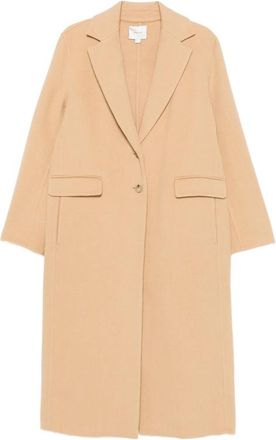 Vince Notched-lapels Single-breasted Coat
