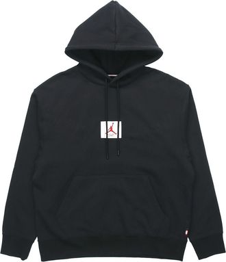 Nike Jordan Air Jordan Fleece Pullover hooded Casual Black CV6147-010