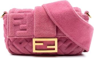 Fendi Pre-owned Fendi Embossed Terry Cloth FF 1974 Convertible Belt Baguette Ladies VO8QXB89IDZ7YUAF