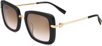 Trussardi Womens 53mm Black Sunglasses