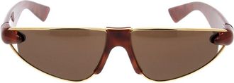 Bottega Veneta Zonnebril - unisex - Accessoires - Bruin - Maat: ONE Size