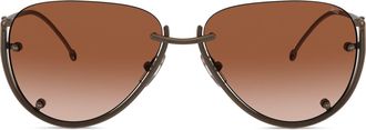Diesel Pilot model sunglasses - Sunglasses - Unisex - Brown