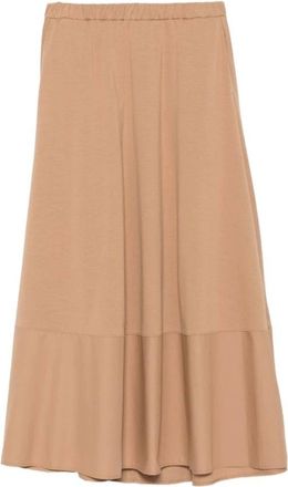 Max Mara Midi Skirts, female, Brown, Size: S Midi Skirts