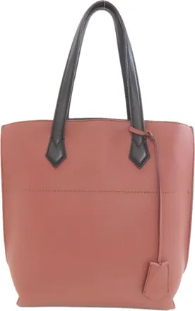 Fendi Pink Leather Tote Bag (Pre-Owned)