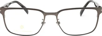 David Beckham DB1137 Rectangular Metal Frame Eyeglasses - Gunmetal