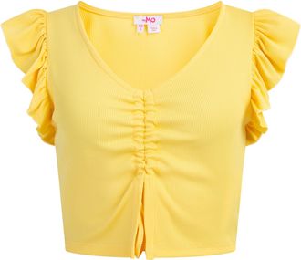 Mymo Top Dames lichtgeel