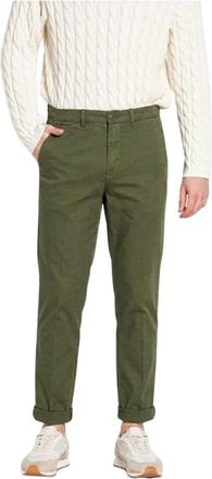 Mason's Chino Broeken - Heren - Chinos - Groen - L - Katoen - Broeken
