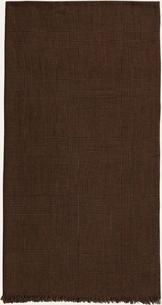 Tom Ford Mens Wool Prince Of Wales Scarf