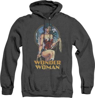 Gildan Justice League of America City Warrior Adult Heather Hoodie / Hooded Sweatshirt