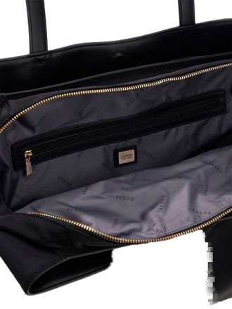 Guess Womens Tote Bag Black Polyamide - Tote-Bags