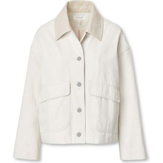 Rag & Bone Natalia Denim Jacket in Twostone at Nordstrom Rack, Size X-Large