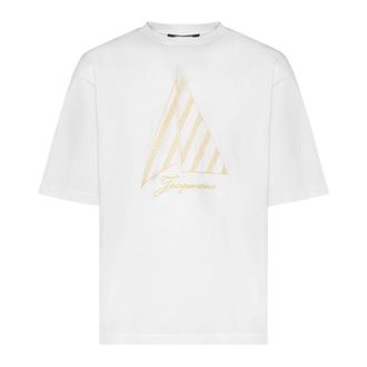 Jacquemus T-Shirts, male, White, Size: 2XL LE T-Shirt Voilier