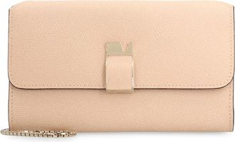 Valextra Nolo Leather Clutch - Dames - Schoudertassen - Roze - ONE Size - Leer - Tassen