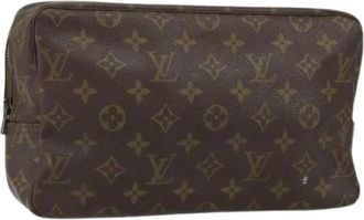 Louis Vuitton Pre-owned Clutches, female, Brown, Size: ONE SIZE Pre-owned Vintage Canvas Clutch