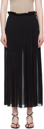 Ami Cream/Black Wool Canvas Midi Skirt from $1,455.00 - on