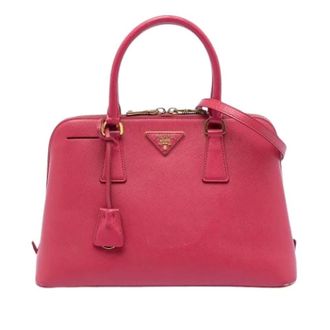 Prada Pre-owned Handbags, female, Pink, Size: ONE SIZE Pre-owned Vintage Satchel