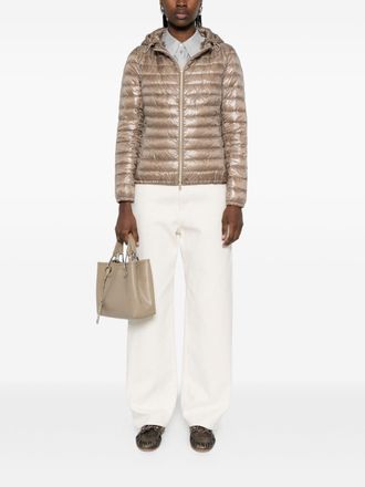 Herno Quilted Nylon Down Jacket - Beige