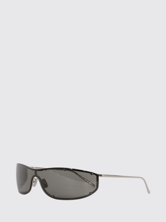 Saint Laurent Occhiali da sole a mascherina in metallo con lenti in nylon