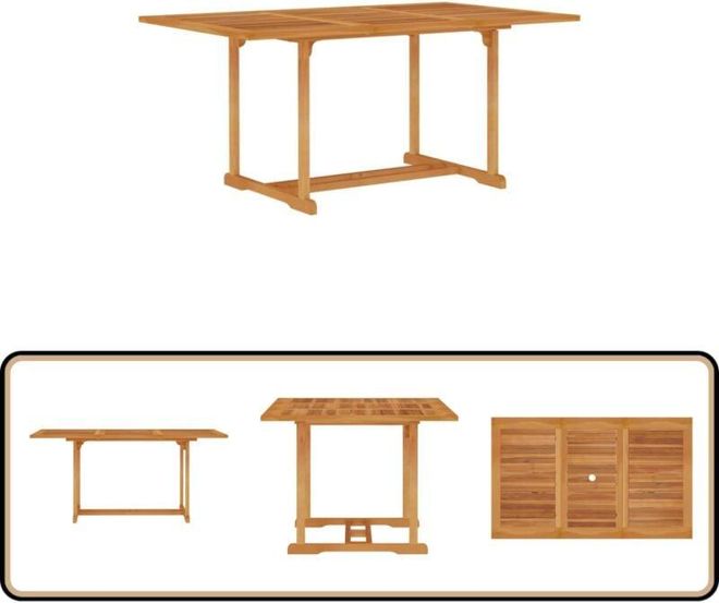 Îlot Central Cuisine VITO 130cm - Blanc Et Bois - Avec Rangements - Pour 4 Personnes
