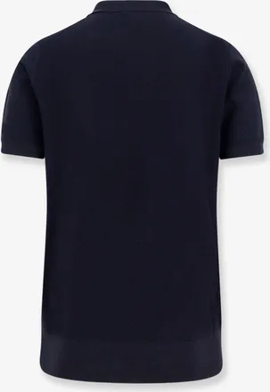 HUGO BOSS Mens Polo Shirt Virgin Wool Blue T-shirts And Polos